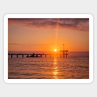 Beautiful Summer Sunrise in Burgas Bulgaria Sticker